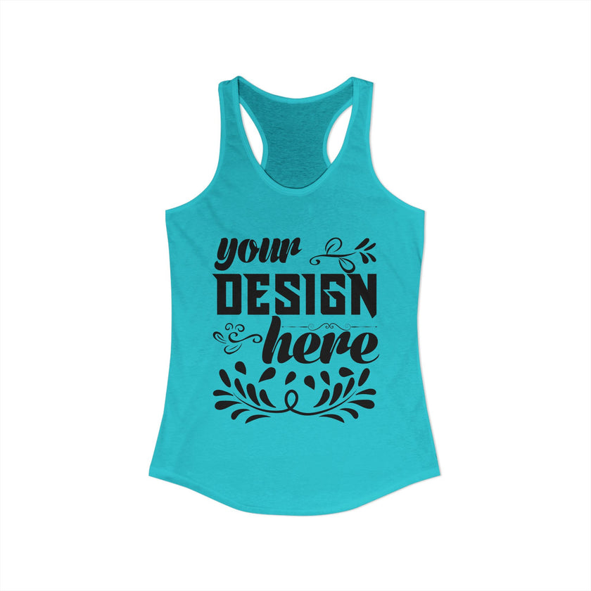 Customizable Next Level 1533 Womens Ideal Racerback Tank