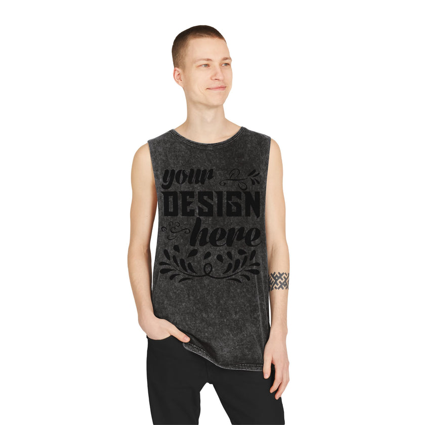 Customizable AS Colour 5039 Unisex Stonewash Tank Top