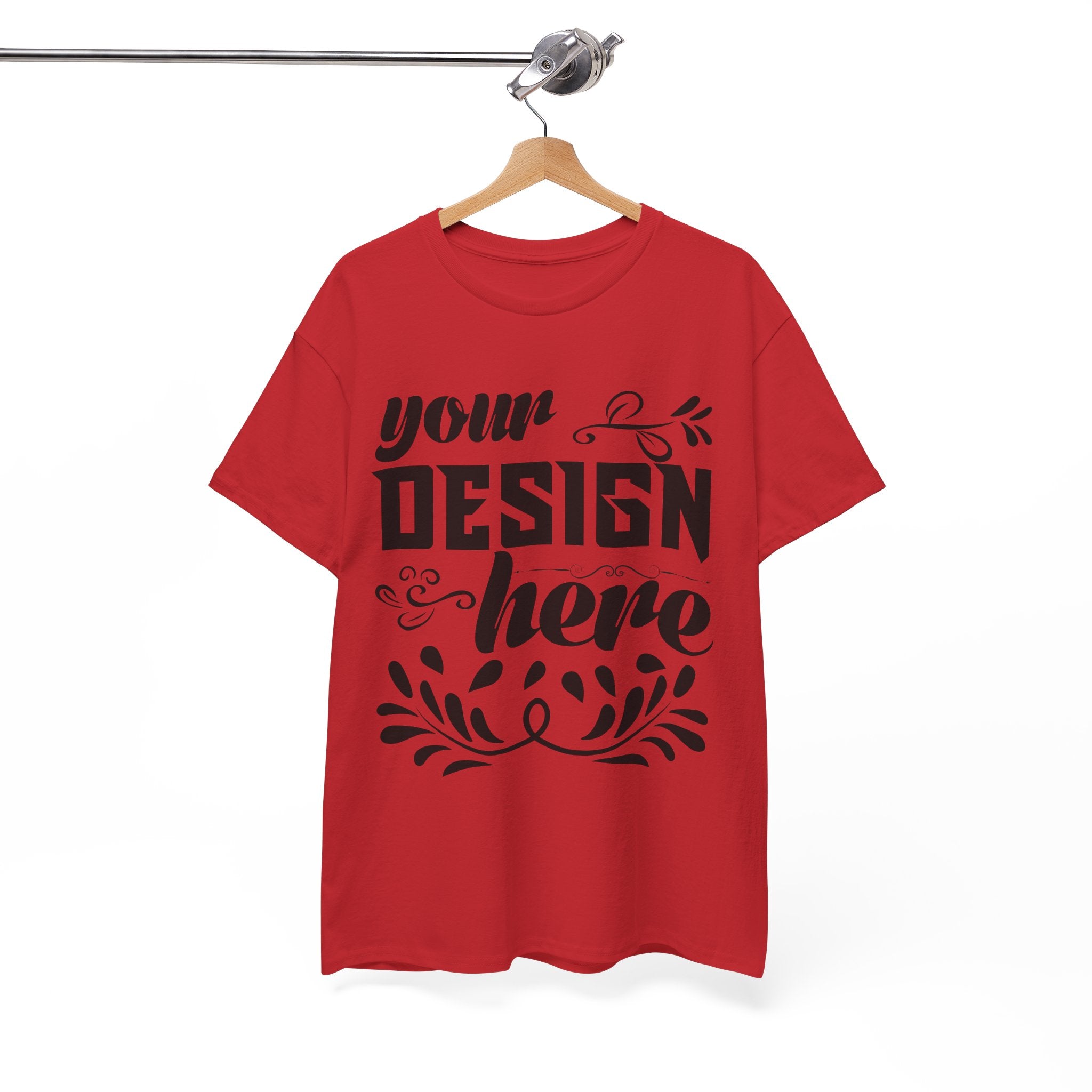 Customizable Gildan 5000 Unisex Heavy Cotton T-Shirt Classic Fit