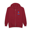 Gildan 18600 Unisex Full Zip Hoodie | Super Daddy Embroidery