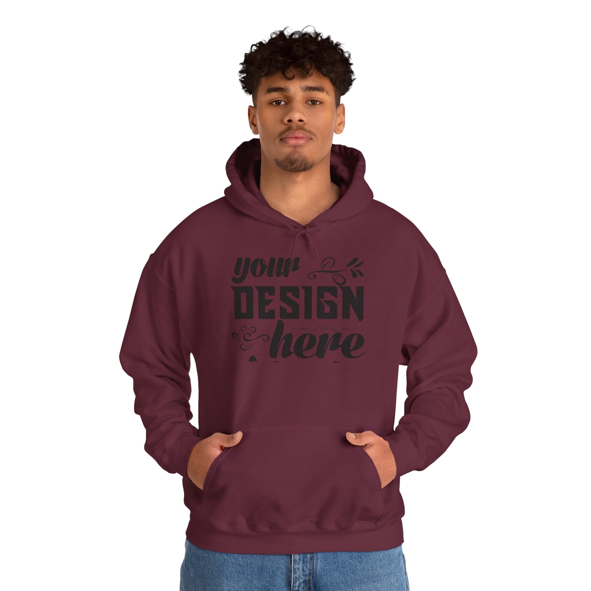 Customizable Gildan 18500 Unisex Heavy Blend Hooded Sweatshirt