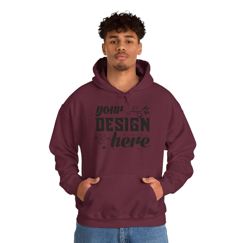 Customizable Gildan 18500 Unisex Heavy Blend Hooded Sweatshirt