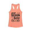 Customizable Next Level 1533 Womens Ideal Racerback Tank