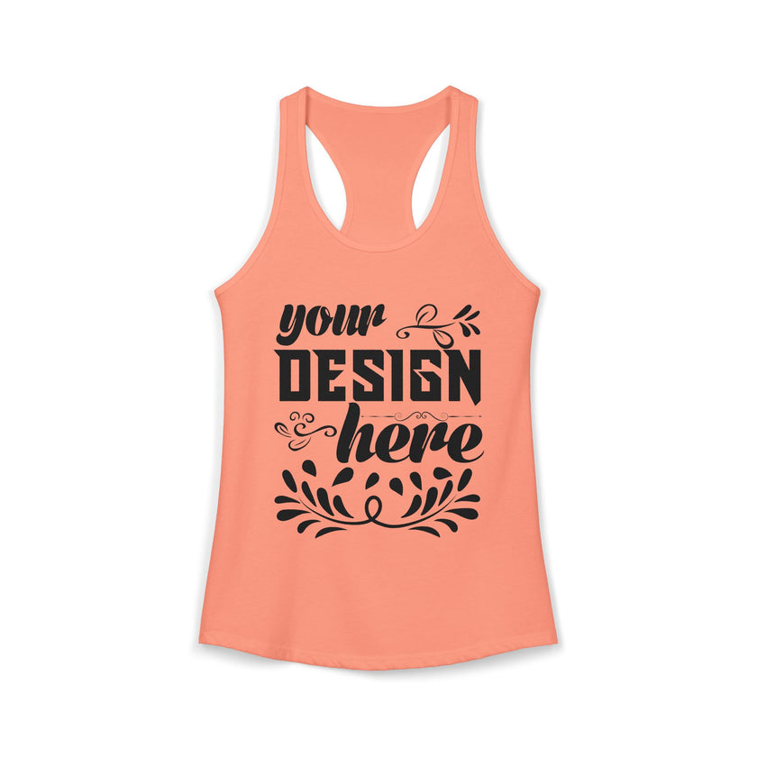 Customizable Next Level 1533 Womens Ideal Racerback Tank
