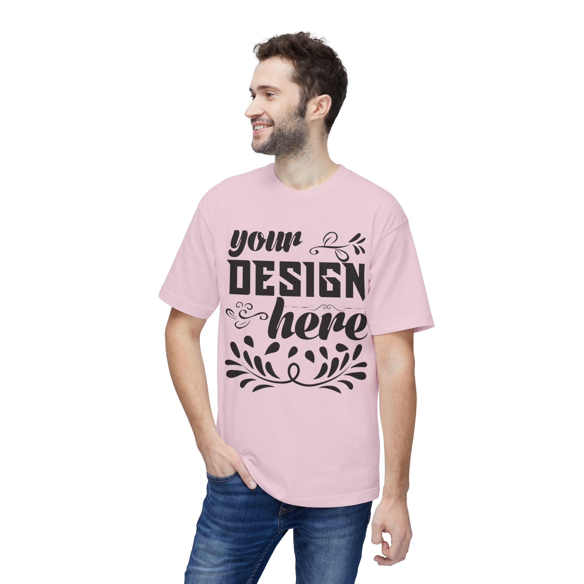 Customizable Bayside 5040 Unisex Midweight T-Shirt Made in US