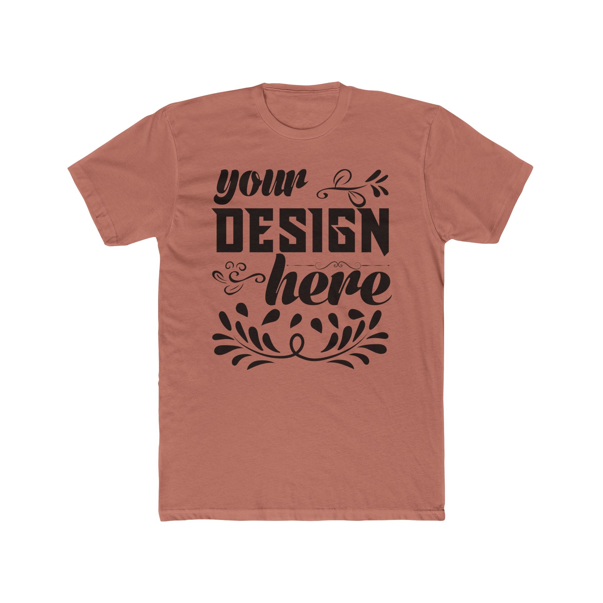 Customizable Next Level 3600 Unisex Cotton Crew Neck Short Sleeve Tee