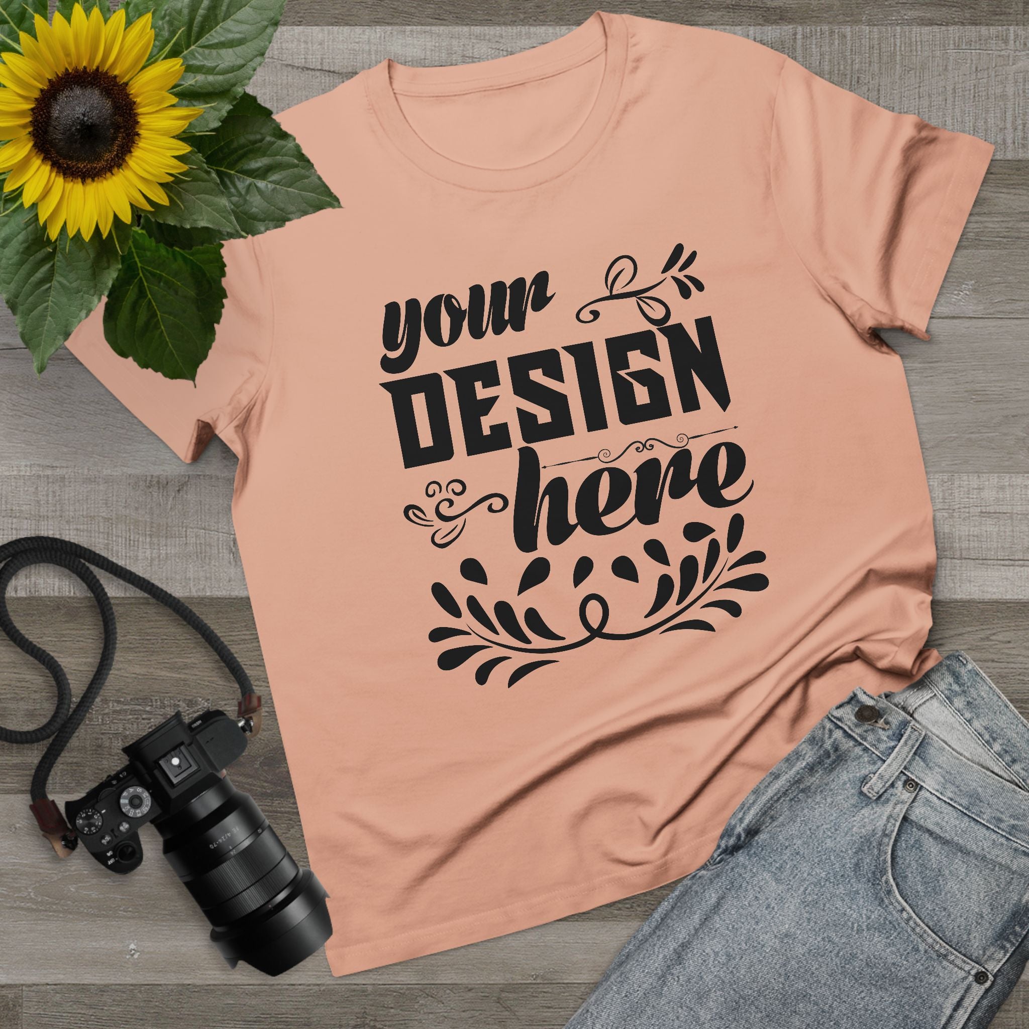 Customizable AS Colour 4001 Womens Maple Cotton T-Shirt