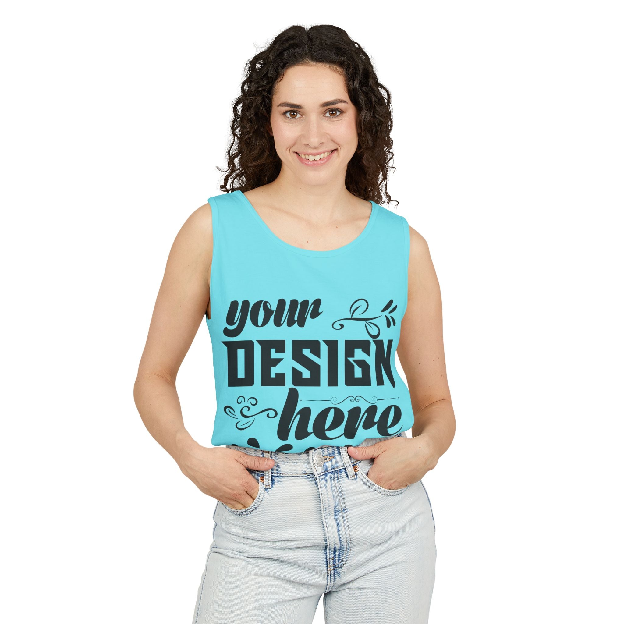 Customizable  Comfort Colors 9360  Unisex Garment Dyed Tank Top
