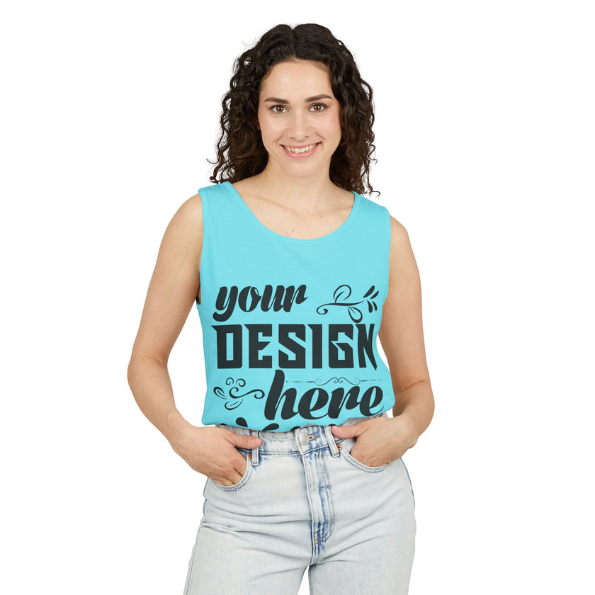 Customizable  Comfort Colors 9360  Unisex Garment Dyed Tank Top