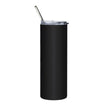 Customizable 20oz Stainless Steel Tumbler with Lid and Straw Gift Set