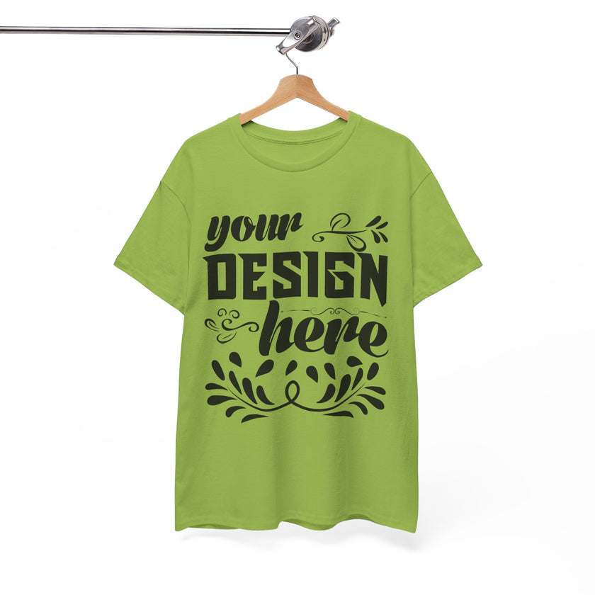 Customizable Gildan 5000 Unisex Heavy Cotton T-Shirt Classic Fit