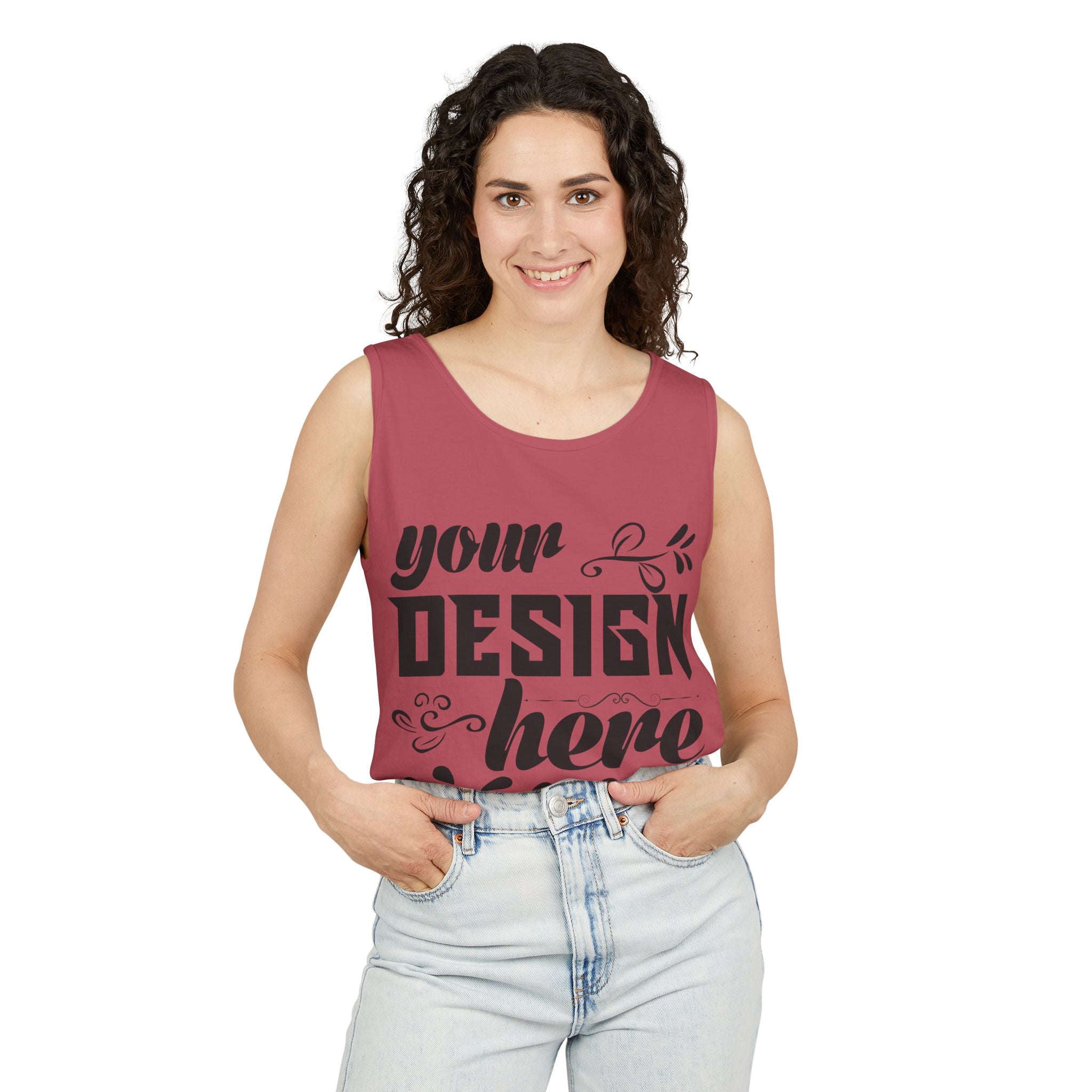 Customizable  Comfort Colors 9360  Unisex Garment Dyed Tank Top