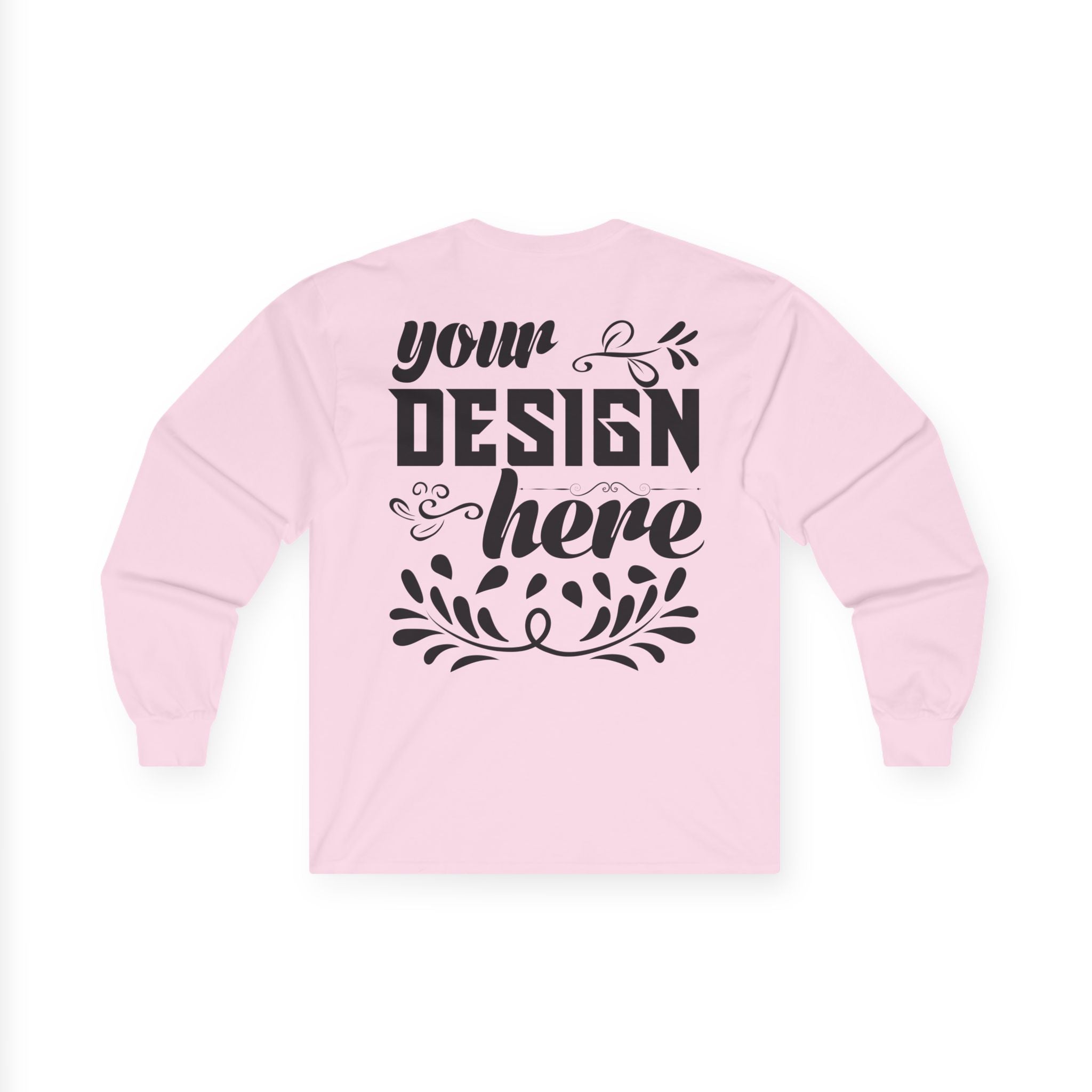 Customizable Gildan 2400 Unisex Ultra Cotton Long Sleeve Tee Classic Fit