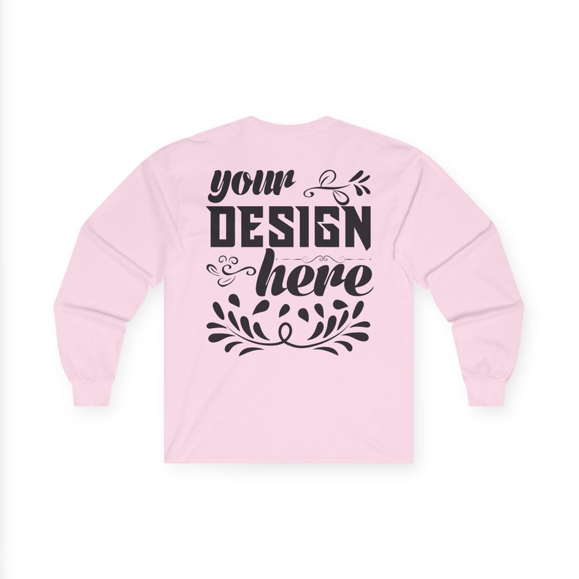 Customizable Gildan 2400 Unisex Ultra Cotton Long Sleeve Tee Classic Fit