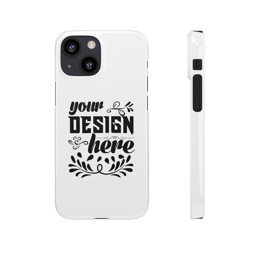 Customizable Snap Phone Case Slim Lightweight Polycarbonate Gloss Or Matte