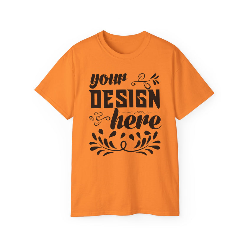 Customizable Gildan 2000 Unisex Ultra Cotton Crew Neck T-Shirt