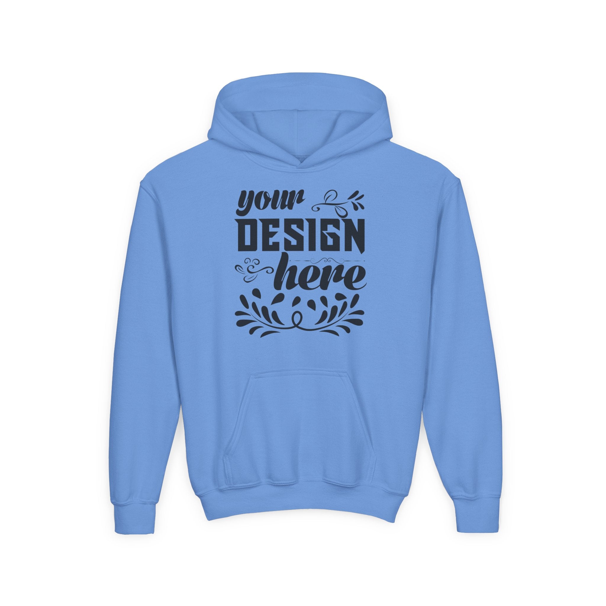 Customizable Gildan 18500B Youth Heavy Blend Hooded Sweatshirt