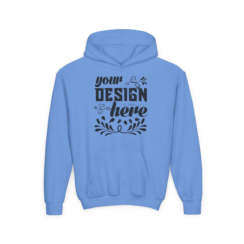 Customizable Gildan 18500B Youth Heavy Blend Hooded Sweatshirt