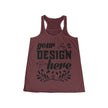 Customizable Bella+Canvas 8800 Womens Flowing Racerback Tank