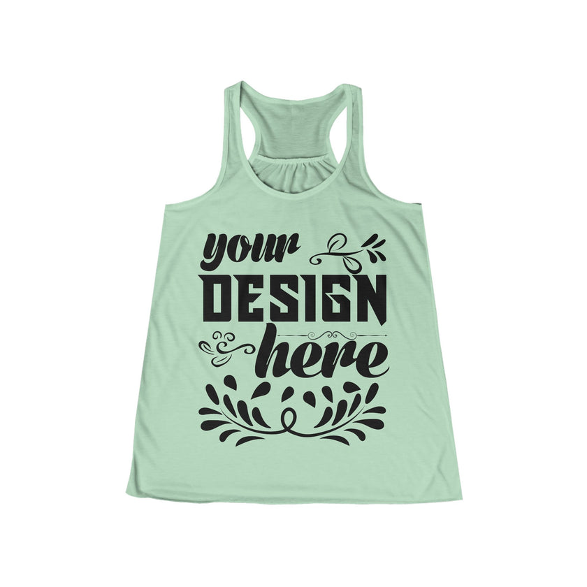 Customizable Bella+Canvas 8800 Womens Flowing Racerback Tank