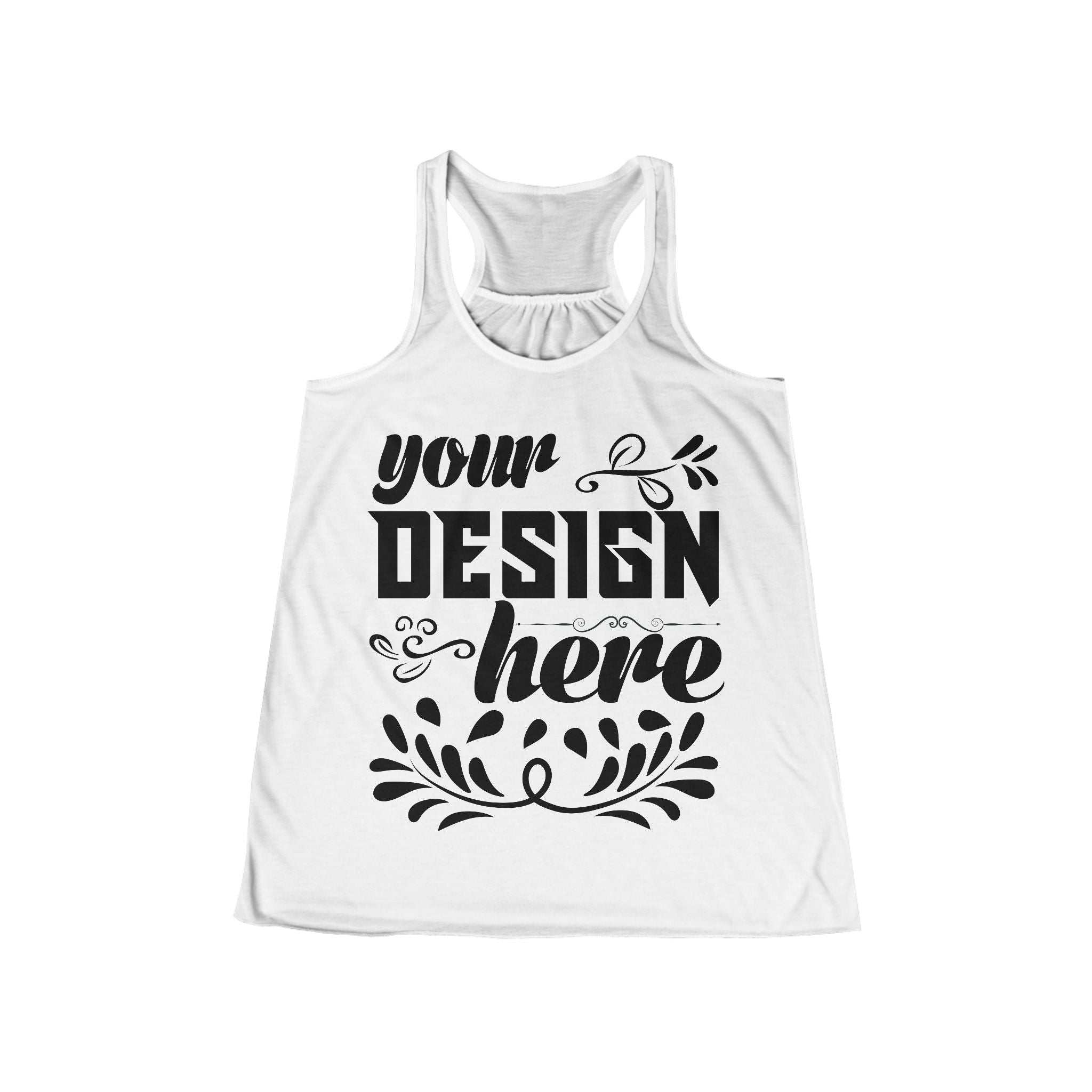 Customizable Bella+Canvas 8800 Womens Flowing Racerback Tank
