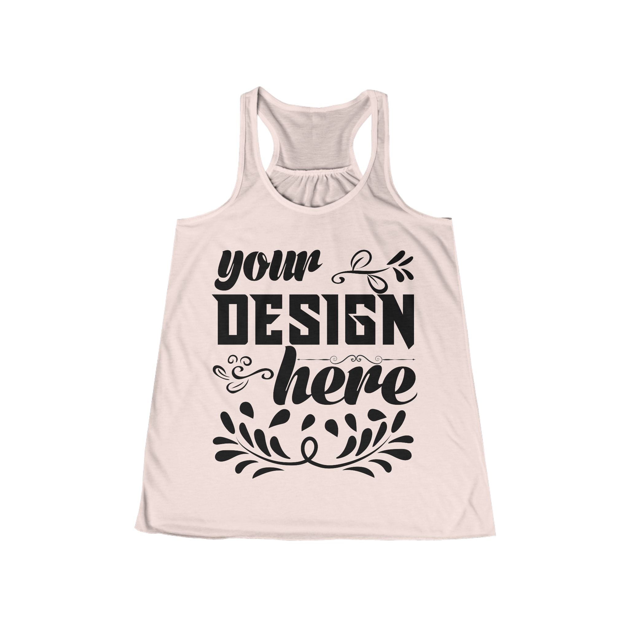 Customizable Bella+Canvas 8800 Womens Flowing Racerback Tank