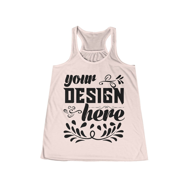 Customizable Bella+Canvas 8800 Womens Flowing Racerback Tank