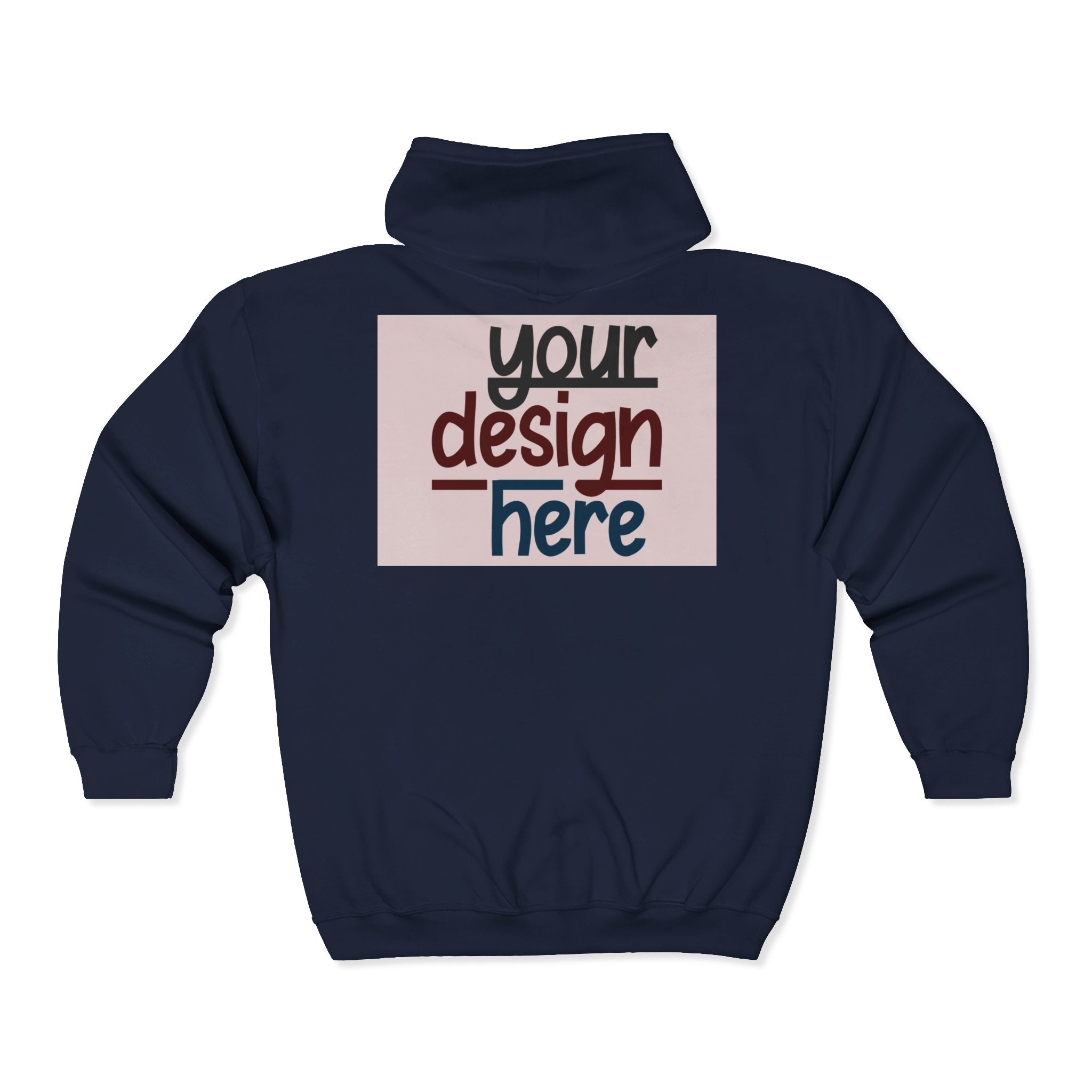 Customizable Gildan 18600 Unisex Heavy Blend Full Zip Hoodie