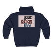 Customizable Gildan 18600 Unisex Heavy Blend Full Zip Hoodie