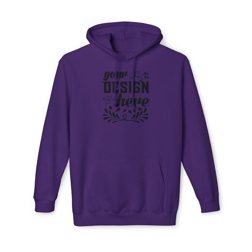 Customizable Bayside 960 Unisex Heavyweight Hooded Sweatshirt Made in US