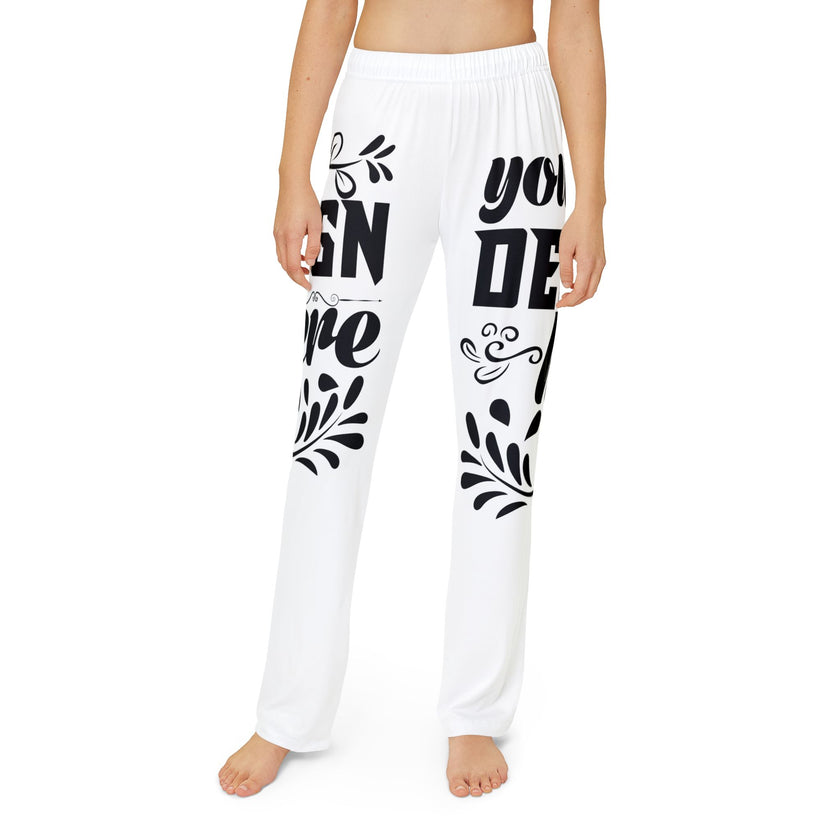 Customizable Kids Lounge Pants All Over Print Light Brushed Polyester