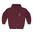 Gildan 18600 Unisex Full Zip Hoodie | Super Daddy Embroidery