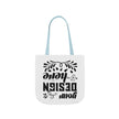 Customizable Canvas Tote Bag With 5 Color Strap Options All Over Print