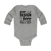 Customizable Infant Long Sleeve Bodysuit Rabbit Skins 4411 Classic Fit