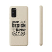 Customizable Biodegradable Phone Case Matte Finish Wireless Charging