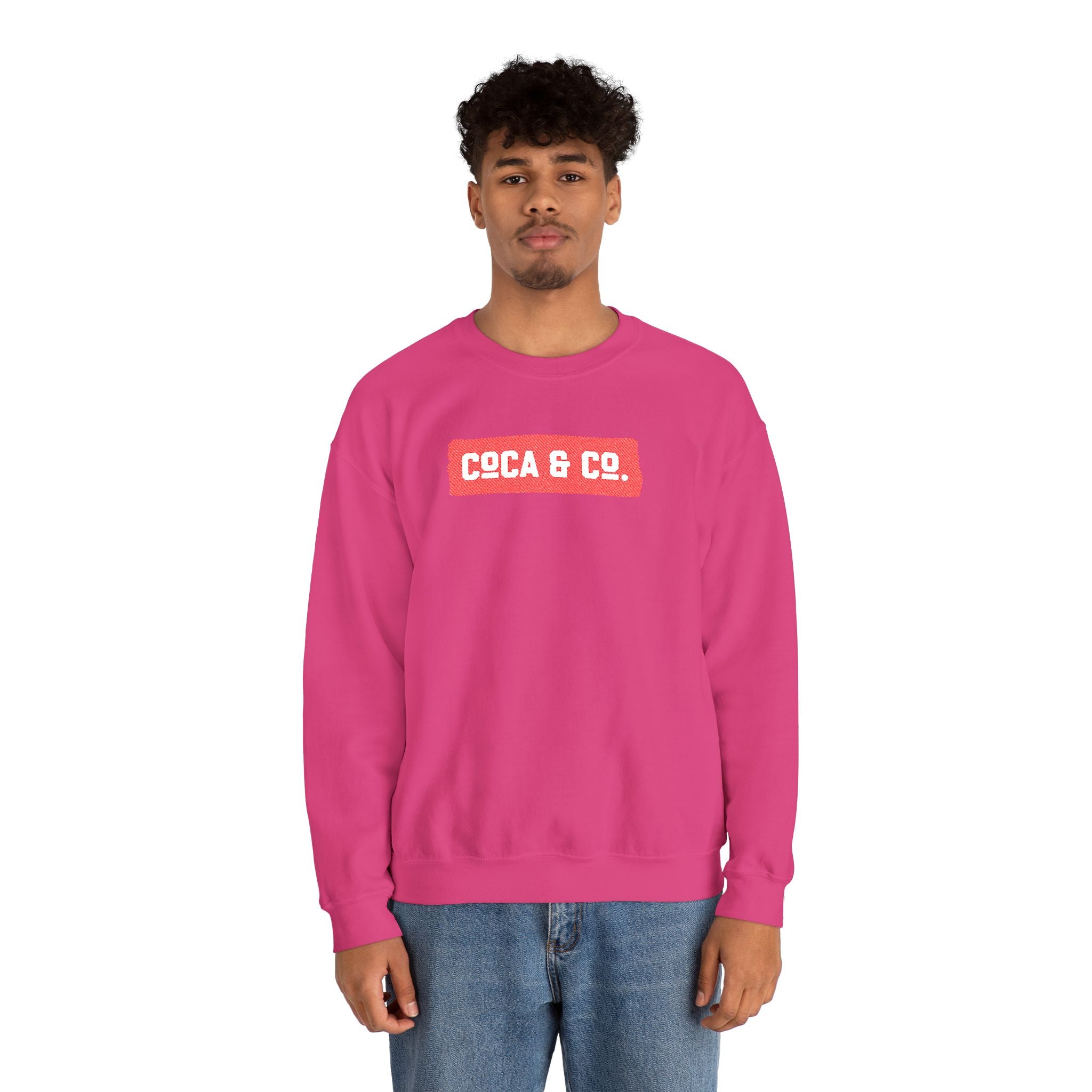 Gildan 18000 Unisex Crewneck Sweatshirt | Coca & Co Embroidery