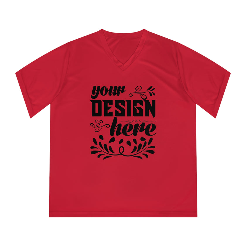 Customizable Team 365 TT11W Womens Performance V Neck T Shirt