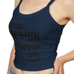 Customizable Bella+Canvas 1012 Womens Spaghetti Strap Tank Top Mid Length Fit