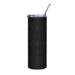 Customizable 20oz Stainless Steel Tumbler with Lid and Straw Gift Set