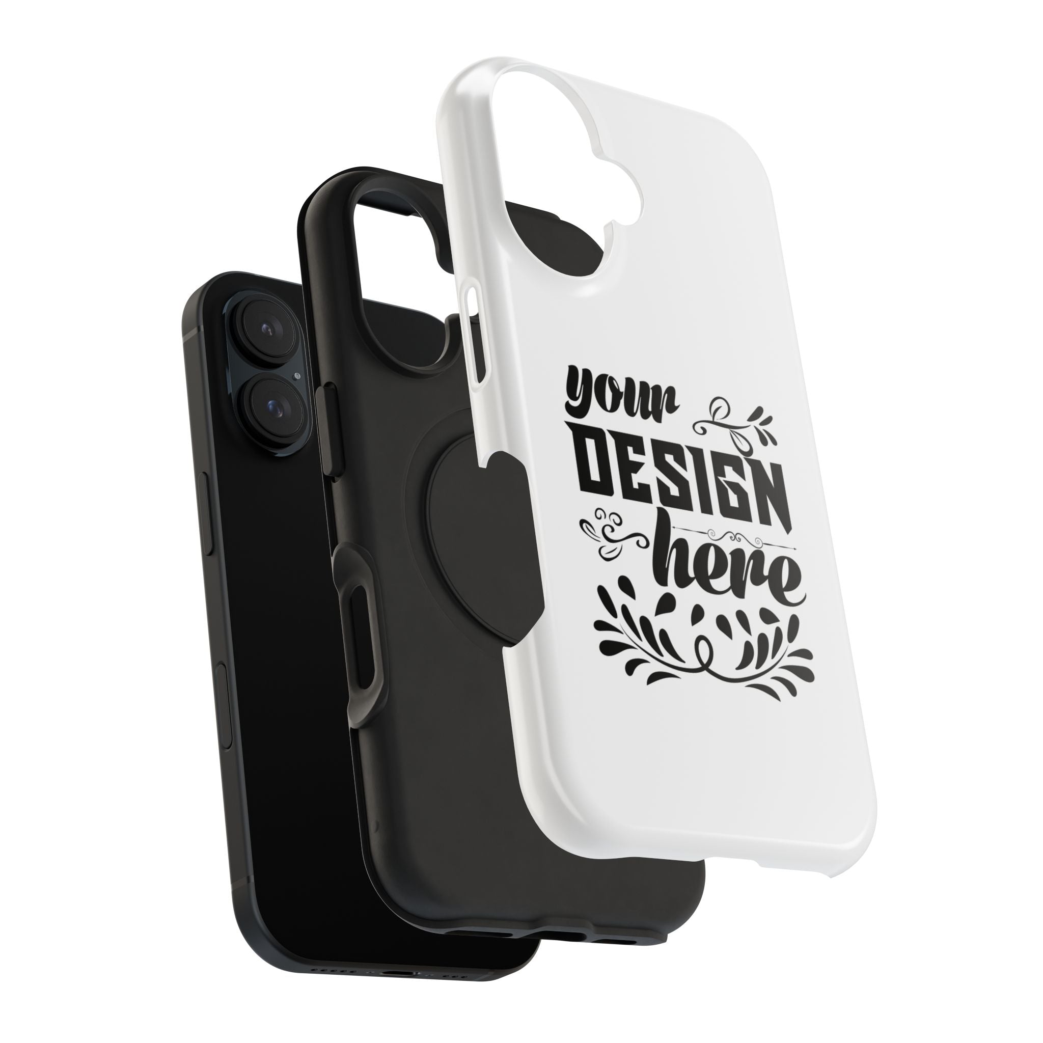 Customizable Impact Resistant Phone Case Dual Layer With Matte Or Glossy