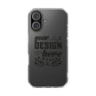 Customizable Clear Impact Resistant Phone Case With TPU Sides Wireless Ready