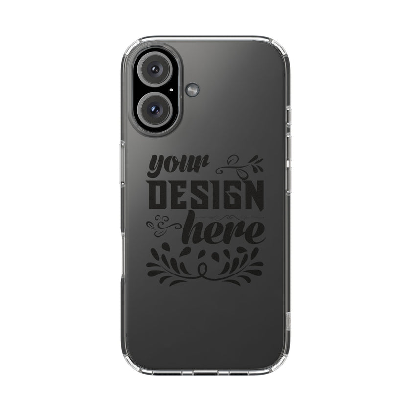 Customizable Clear Impact Resistant Phone Case With TPU Sides Wireless Ready