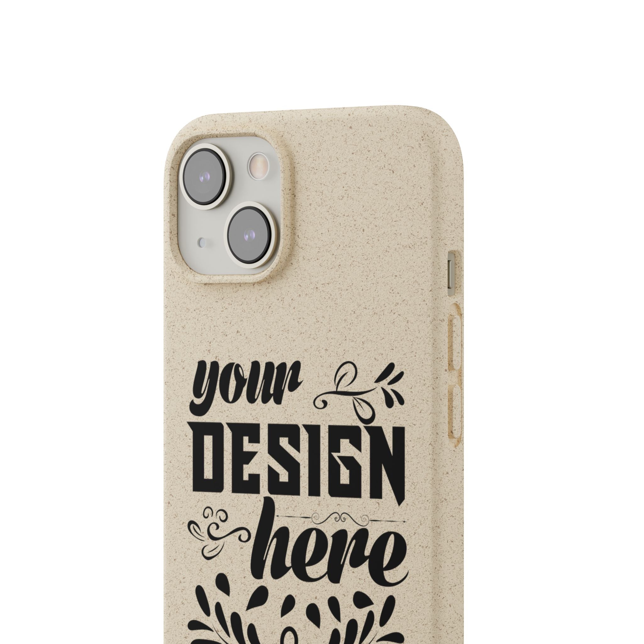 Customizable Biodegradable Phone Case Matte Finish Wireless Charging