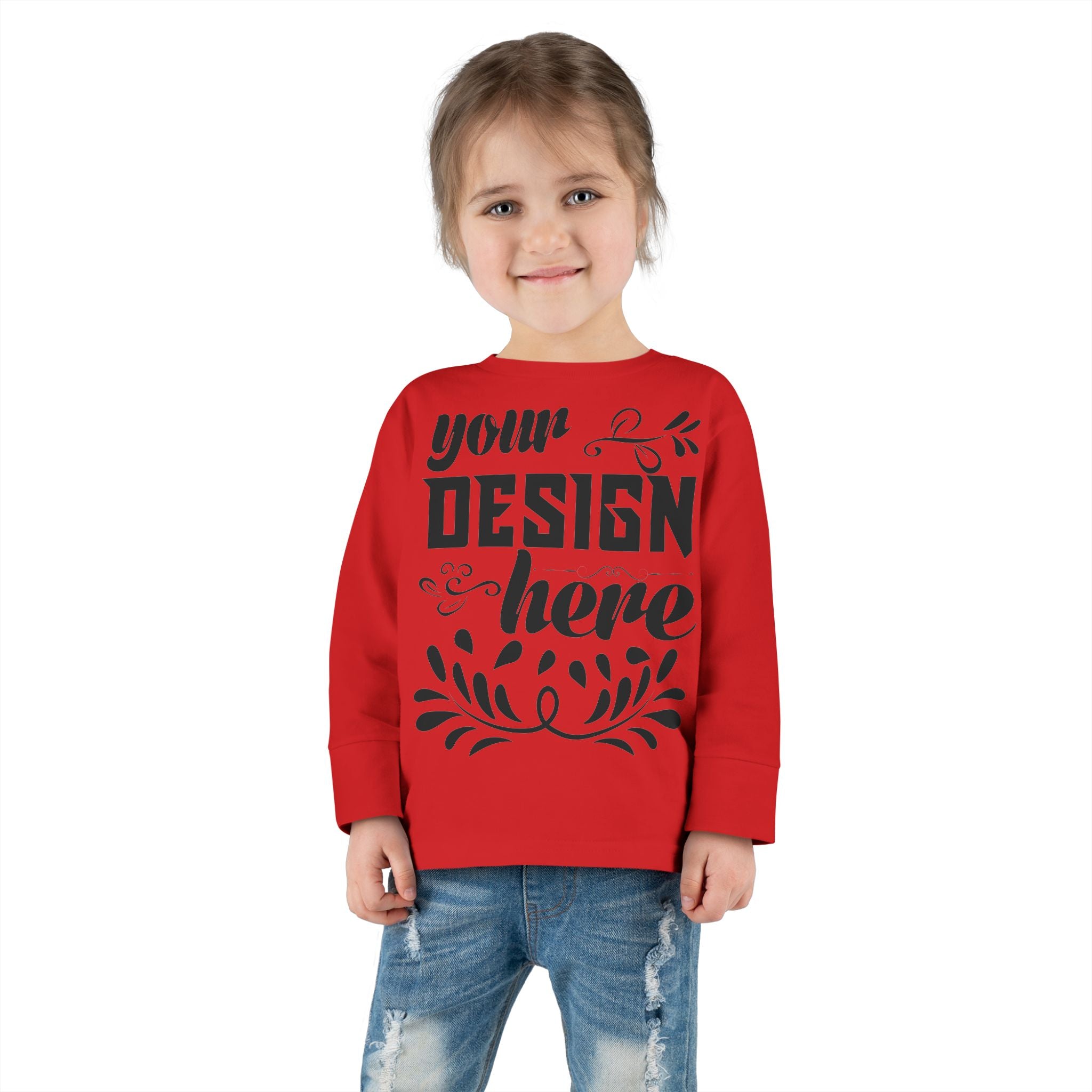 Customizable Rabbit Skins 3302 Toddler Long Sleeve T-Shirt