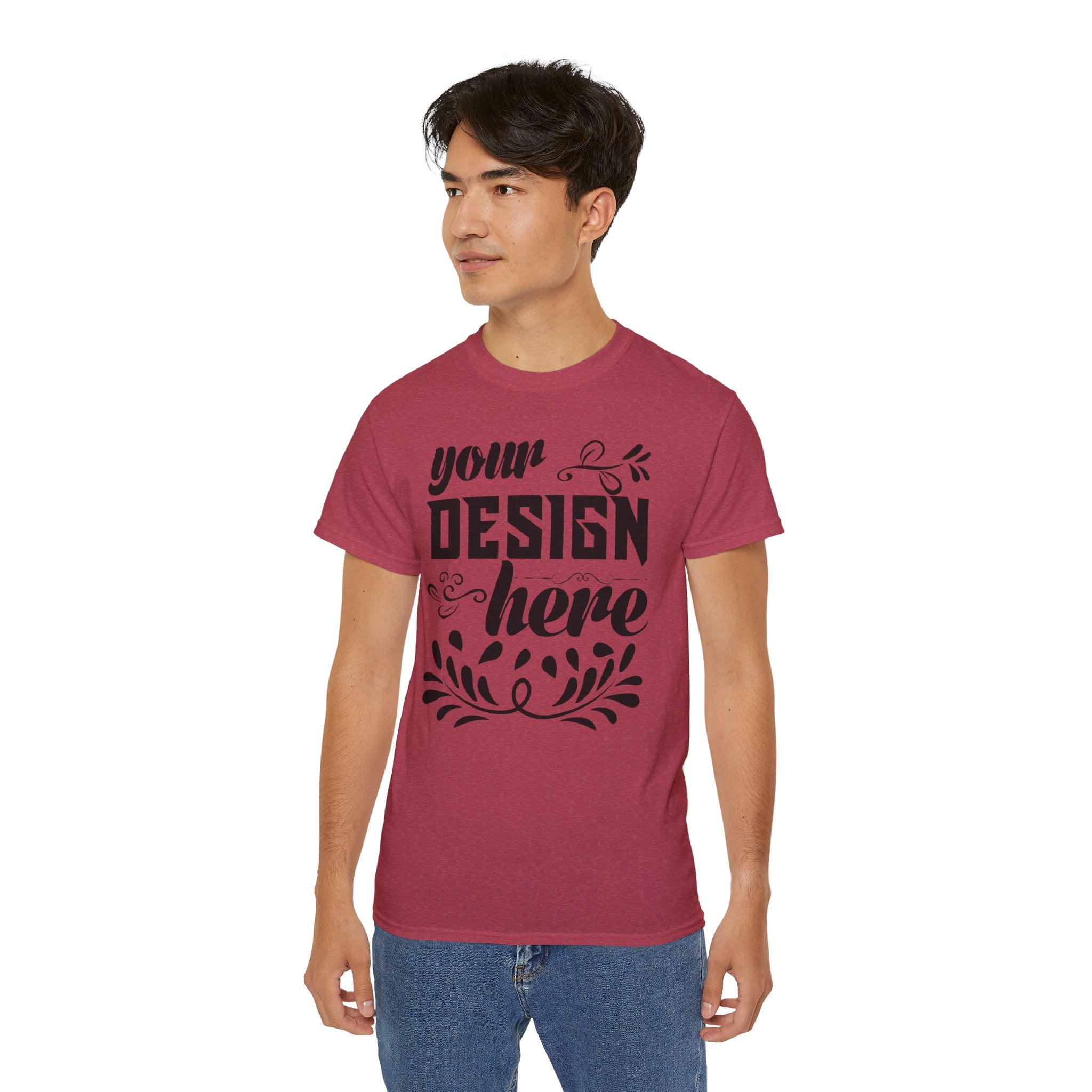 Customizable Gildan 2000 Unisex Ultra Cotton Crew Neck T-Shirt