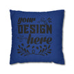 Customizable Spun Polyester Square Pillowcase Double-Sided Print Cover