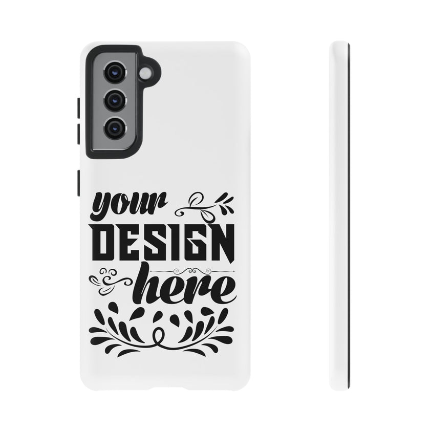 Customizable Tough Dual Layer Phone Case Polycarbonate TPU Liner Protective