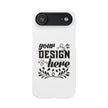 Customizable Snap Phone Case Slim Lightweight Polycarbonate Gloss Or Matte