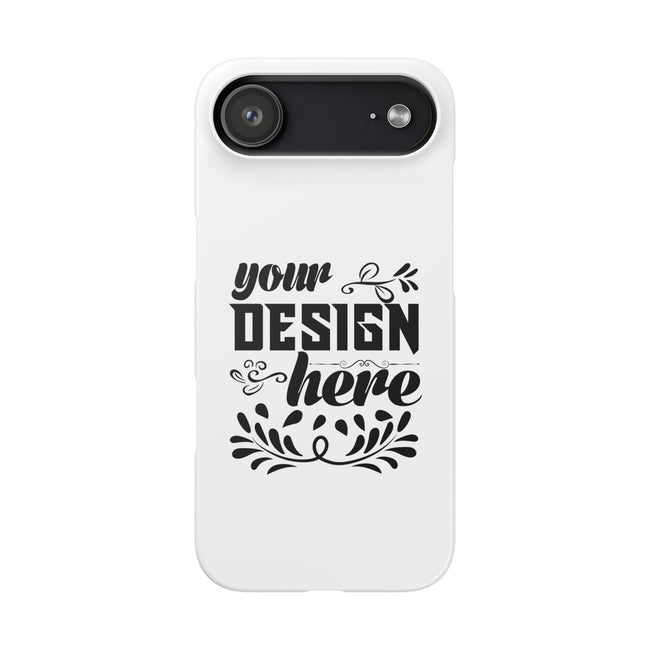 Customizable Snap Phone Case Slim Lightweight Polycarbonate Gloss Or Matte