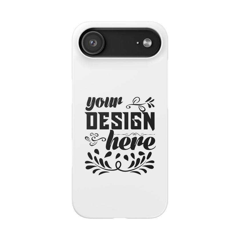 Customizable Snap Phone Case Slim Lightweight Polycarbonate Gloss Or Matte